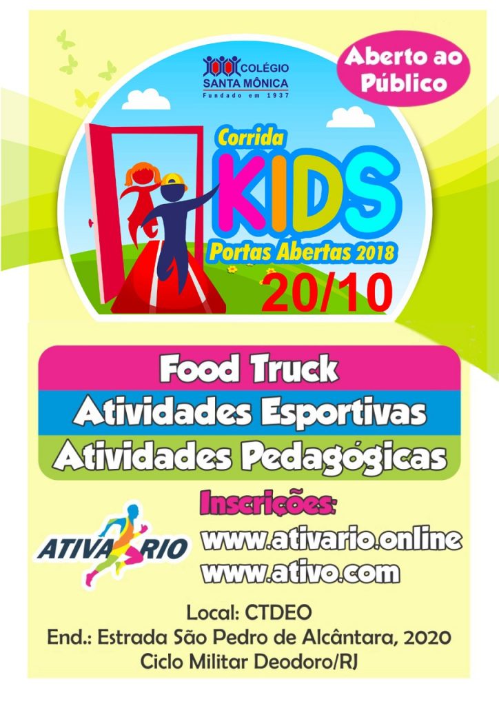 COLÉGIO SANTA MÔNICA – CORRIDA KIDS PORTAS ABERTAS – TAQUARA