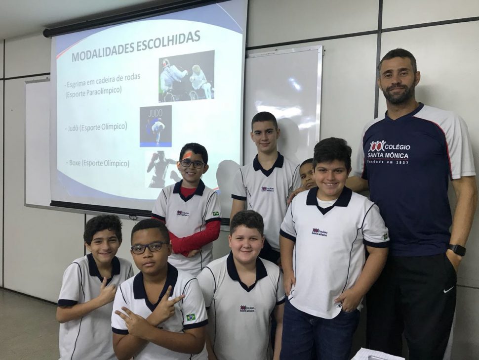 COLÉGIO SANTA MÔNICA – APRESENTAÇÃO ESPORTES OLÍMPICOS – 6° AM – BONSUCESSO