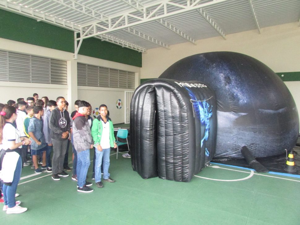 COLÉGIO SANTA MÔNICA – PLANETÁRIO MÓVEL – ENSINO FUNDAMENTAL II AO ENSINO MÉDIO – TAQUARA