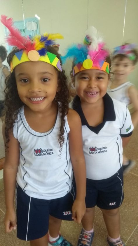 COLÉGIO SANTA MÔNICA – DIA DO ÍNDIO – EDUCAÇÃO INFANTIL (M E T) – SÃO GONÇALO