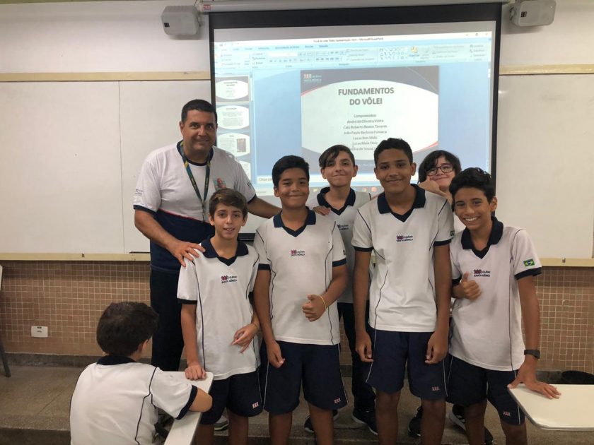 COLÉGIO SANTA MÔNICA – APRESENTAÇÃO: VÔLEI E BADMINTON – 1º BIMESTRE – 7º AT – BONSUCESSO