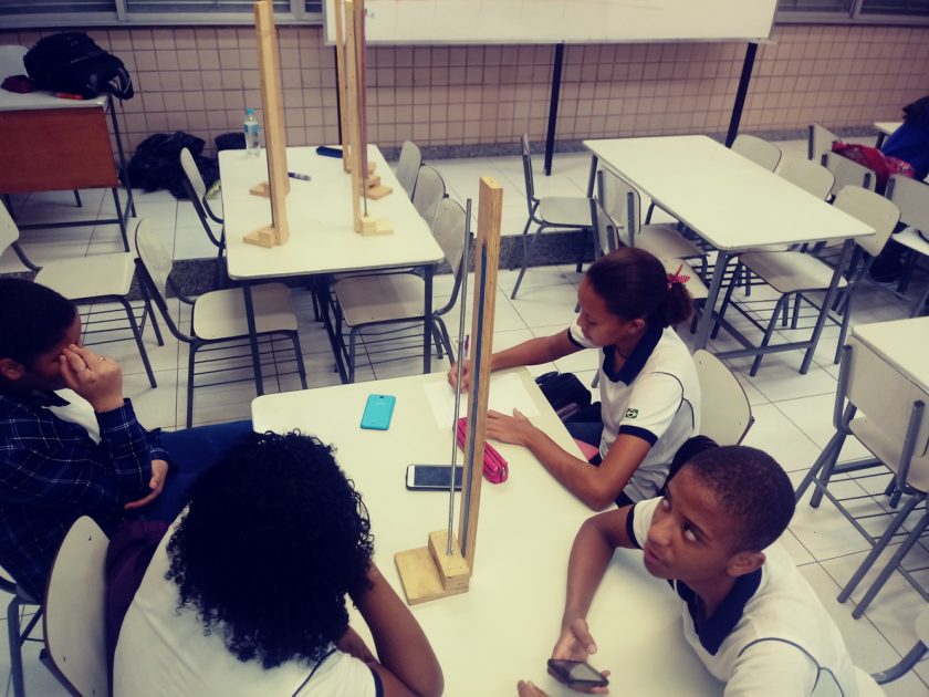 COLÉGIO SANTA MÔNICA – EXPERIMENTO DE FÍSICA (MOVIMENTO UNIFORME) – 9° AT – TAQUARA