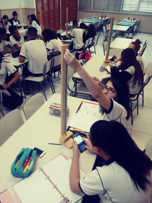 COLÉGIO SANTA MÔNICA – EXPERIMENTO DE FÍSICA (MOVIMENTO UNIFORME) – 9ºBT – TAQUARA