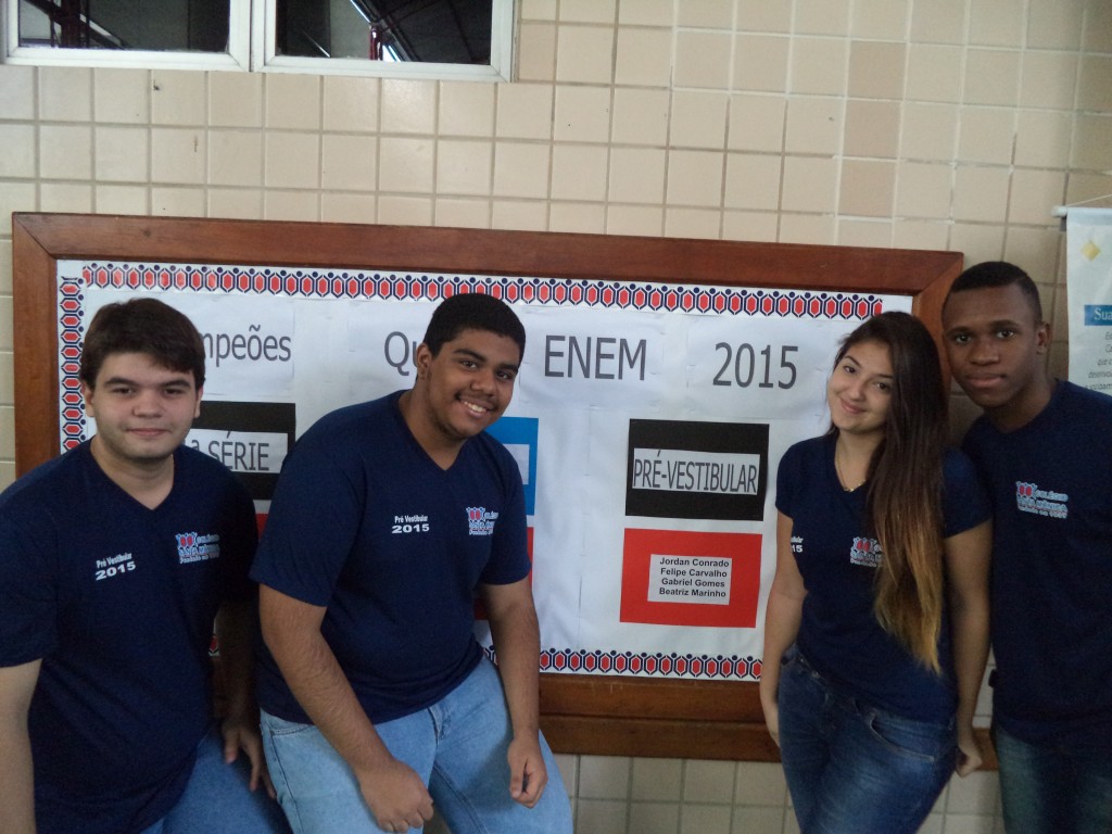 CAMPEÕES DO QUIZ ENEM 2015 – BONSUCESSO