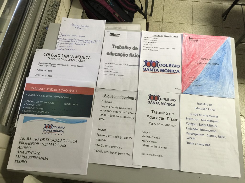 CRIATIVIDADE NA AULA DE EDUCAÇÃO FÍSICA – BONSUCESSO
