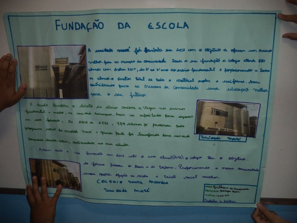FUNDAÇÃO DA ESCOLA – MARÉ
