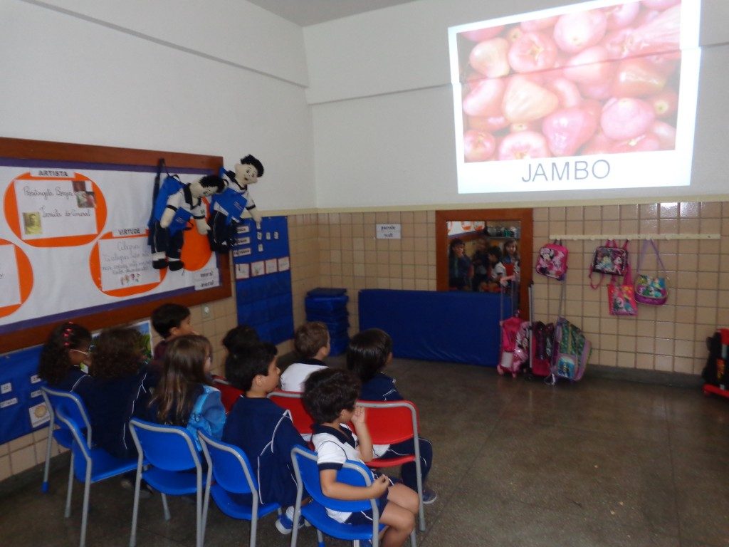 COLÉGIO SANTA MÔNICA-CONHECENDO AS FRUTAS-MATERNAL II-CACHAMBI