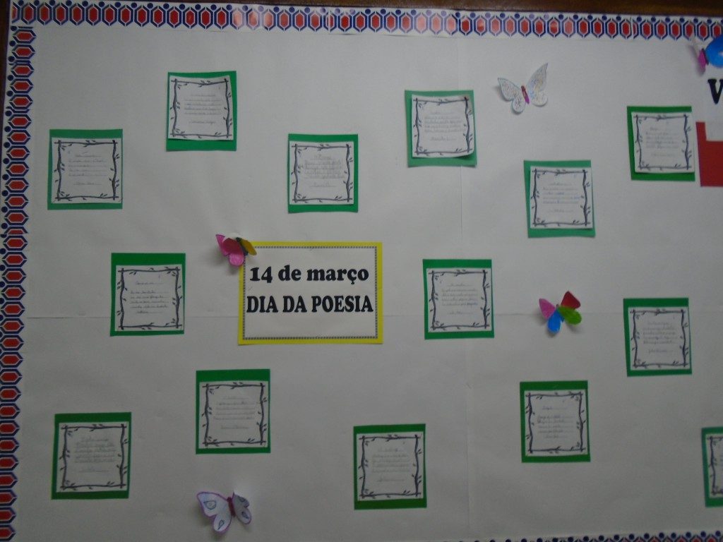 COLÉGIO SANTA MÔNICA-DIA DA POESIA-3º ANO – TAQUARA