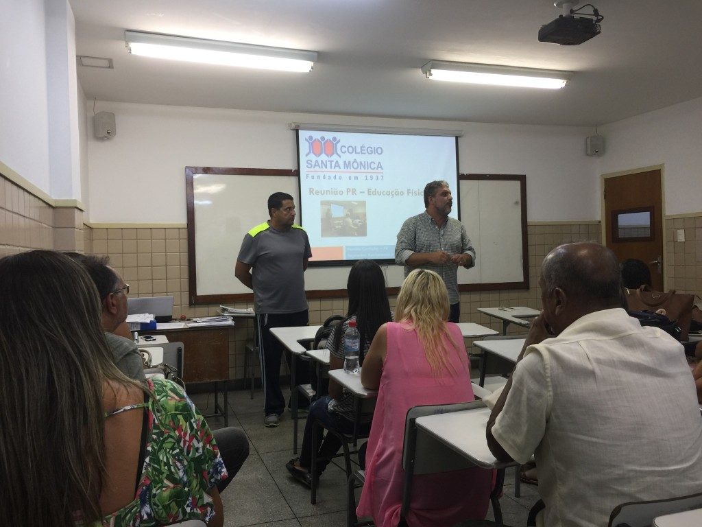 COLÉGIO SANTA MÔNICA – TREINAMENTO DOS PROFESSORES DE ED. FÍSICA – 2017