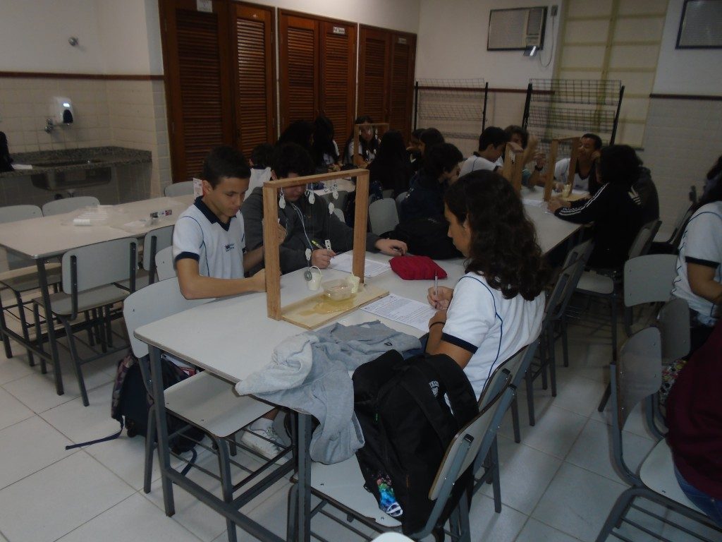 COLÉGIO SANTA MÔNICA – EXPERIMENTO SOBRE MÁQUINAS SIMPLES – 9º AM – CACHAMBI