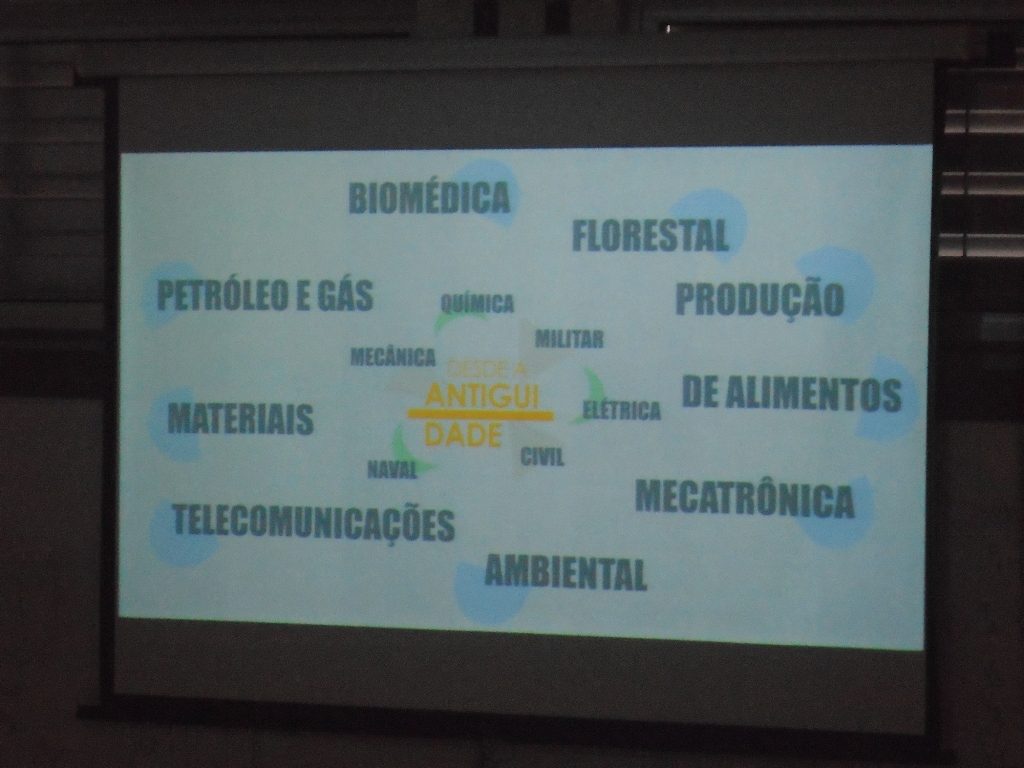 COLÉGIO SANTA MÔNICA – PALESTRA SOBRE ENGENHARIA – ENSINO MÉDIO – CACHAMBI