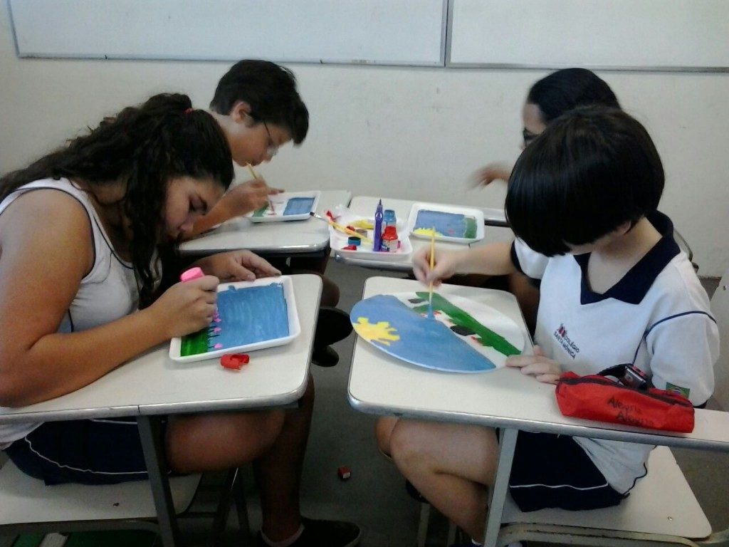 COLÉGIO SANTA MÔNICA – AULA DE ARTE – 5° AT E 5° BT – SÃO GONÇALO