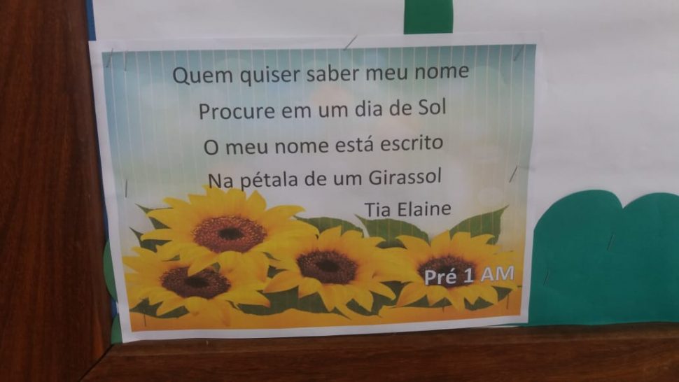 COLÉGIO SANTA MÔNICA – ESTÁ CHEGANDO A PRIMAVERA! – PRÉ I AM – SÃO GONÇALO